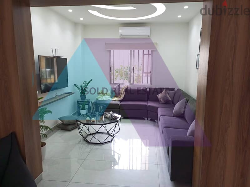 A decorated furnished 120 m2 apartment for sale in Ain el remaneh 2