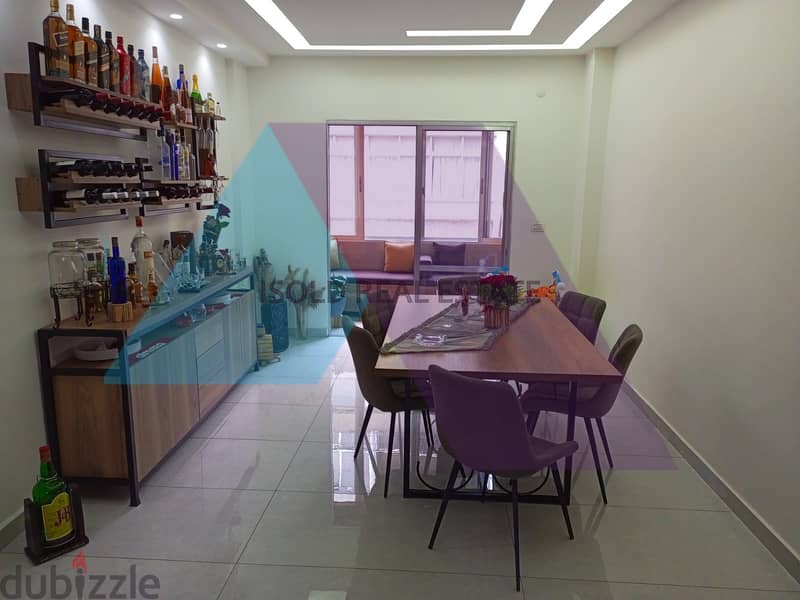 A decorated furnished 120 m2 apartment for sale in Ain el remaneh 3