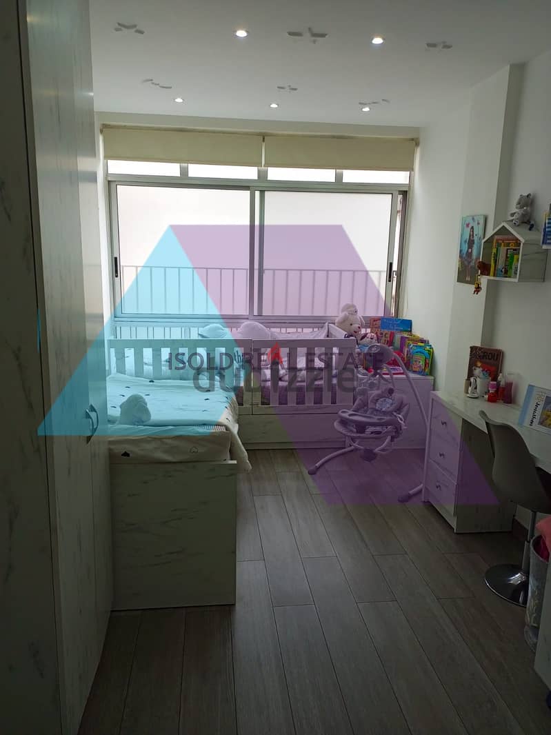 A decorated furnished 120 m2 apartment for sale in Ain el remaneh 7