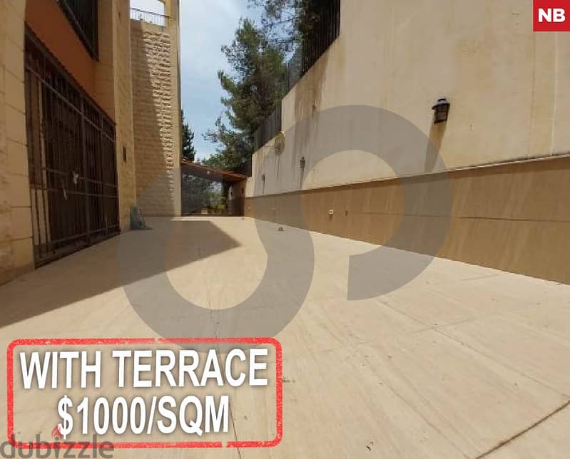 Exceptional apartment in Bsalim with terrace/بصاليم  REF#NB106516 0