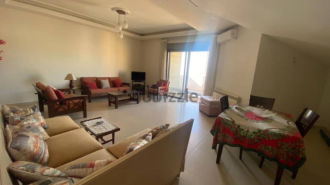 L15309-Furnished Roof With Beautiful View for Rent In Mazraat Yachouh 2