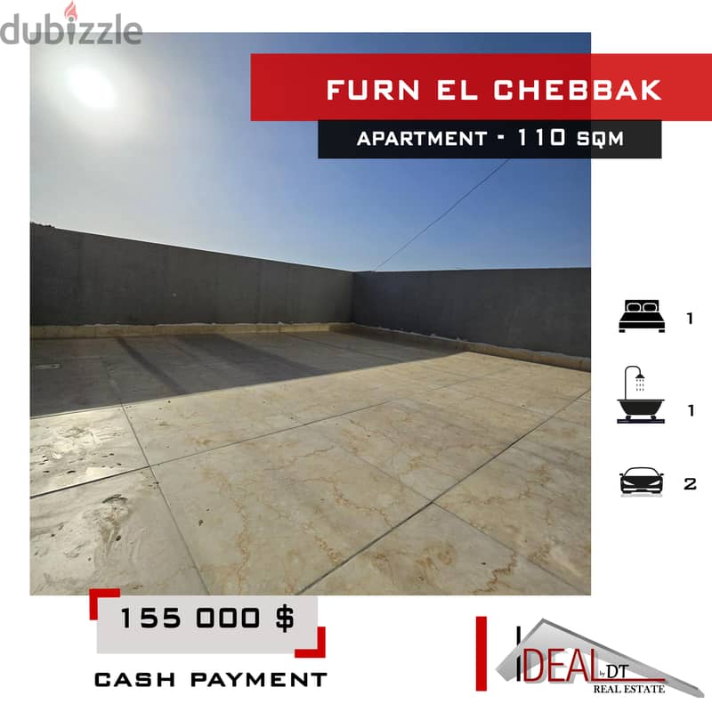 Furnished Apartment for sale in Furn El Chebbak 110 sqm ref#jpt22141 0