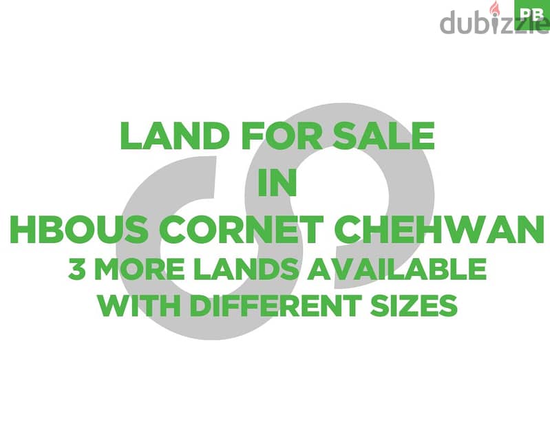 Land for sale in Hbous - Cornet Chehwan/حبوس قرنة شهوان REF#PB106555 0