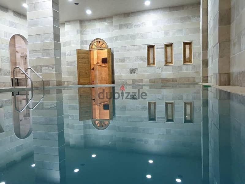 Indoor Pool with Sauna Space for Sale in El Jiyeh 0