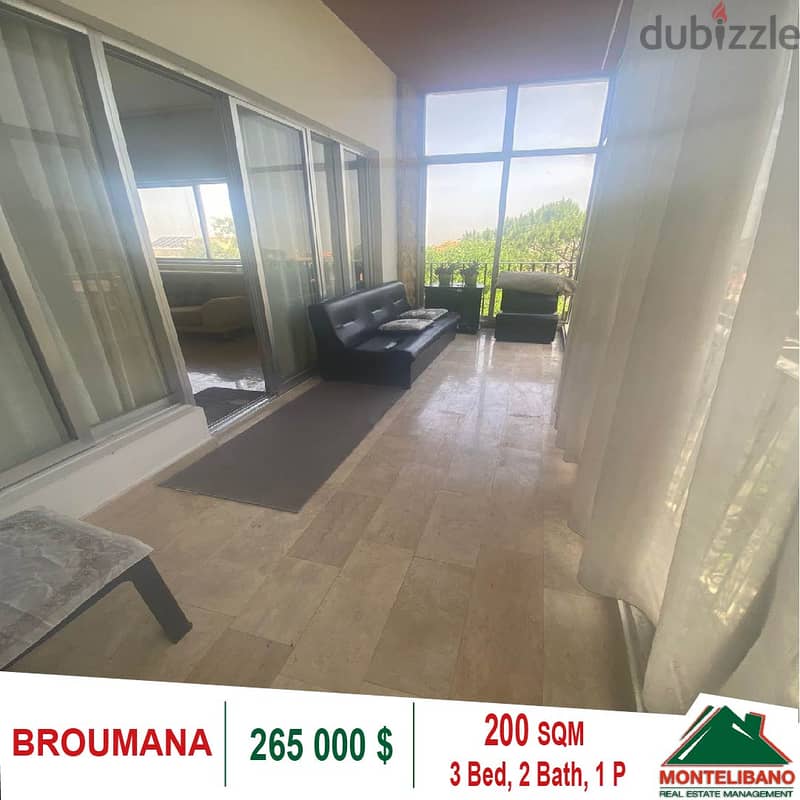 Apartment for Sale located in Broumana!! 1