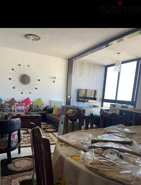 furnished apartment for sale in mazraat yachouh,شقة مفروشة مزرعة يشوع 1