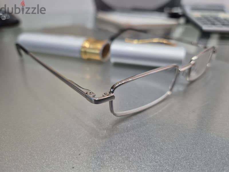 Reading Glasses 2.75x  Silver Steel Frame 1