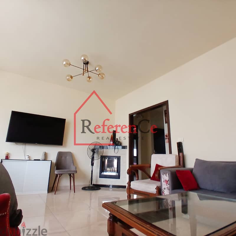 Furnished apartment for sale in Antelias شقة مفروشة للبيع في انطلياس 1