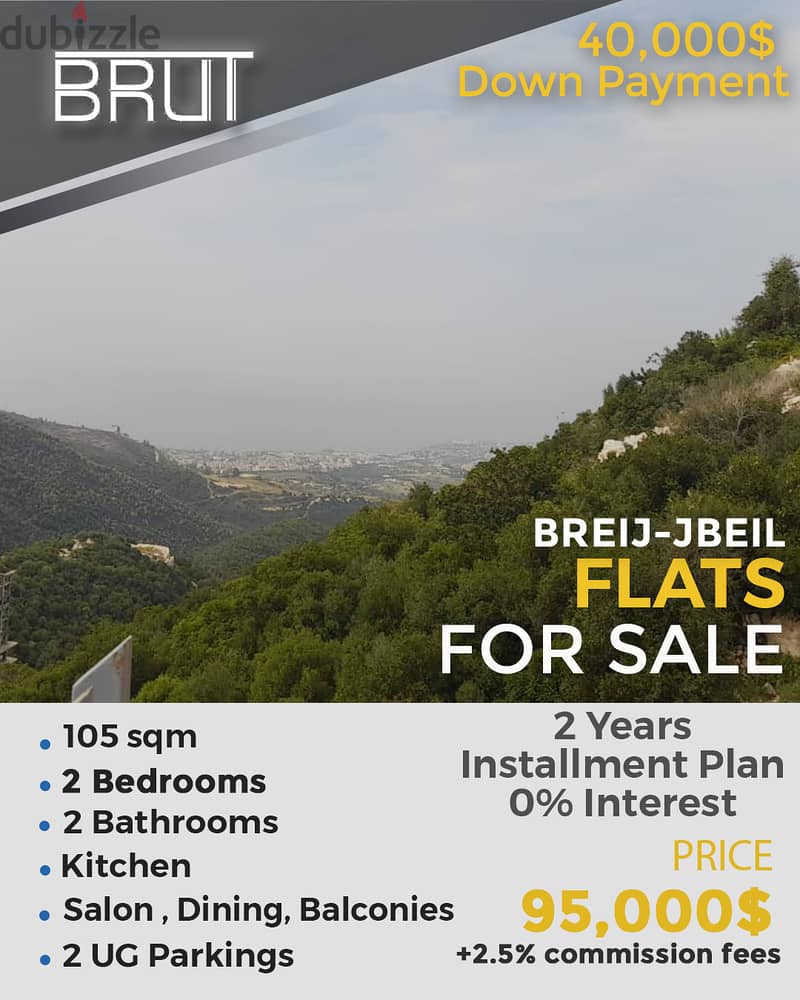 apartments for sale in Breij Jbeil - Installment plan 0