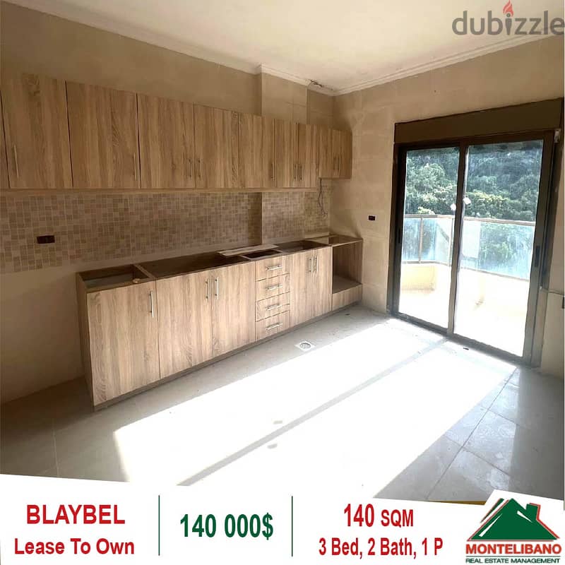 140,000$!! Lease To Own Apartment for Sale located in Blaybel!!! 0