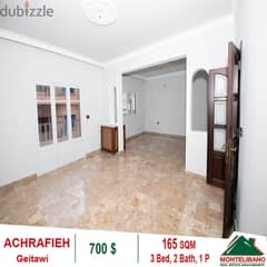 700$!! Apartment for Rent located in Achrafieh Fasouh!! 0