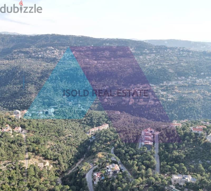 A 9994 m2 land having an open mountain view for sale in Baabdat 0