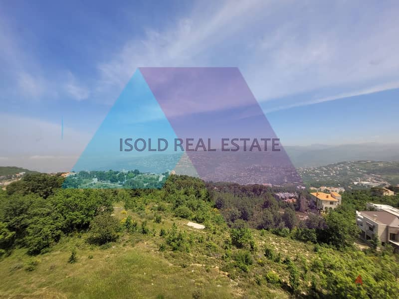 A 168 m2 apartment having an open panoramic view for sale in Bikfaya 1