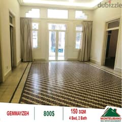 800$!! Apartment for Rent located in Gemmayze!! 0