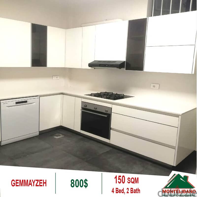 800$!! Apartment for Rent located in Gemmayze!! 1