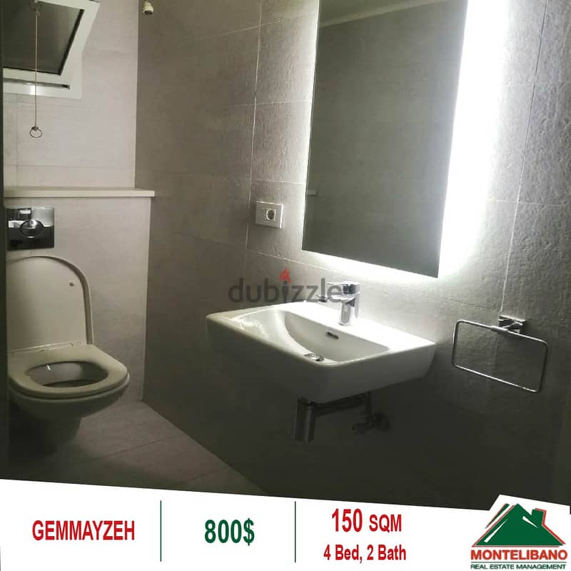800$!! Apartment for Rent located in Gemmayze!! 2