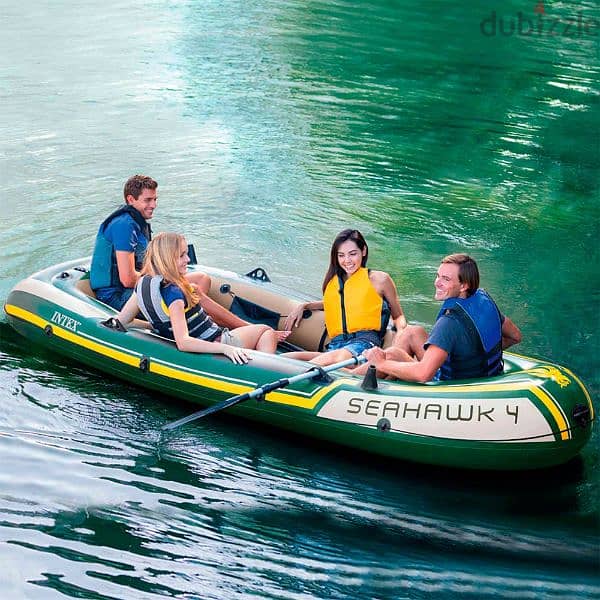 Intex Seahawk 4 Inflatable Boat Set 351 x 145 x 48 cm 4
