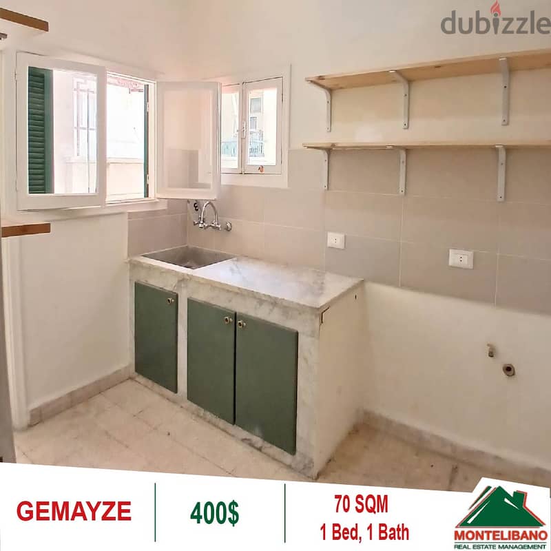 400$!! Apartment for rent located in Gemayze 2