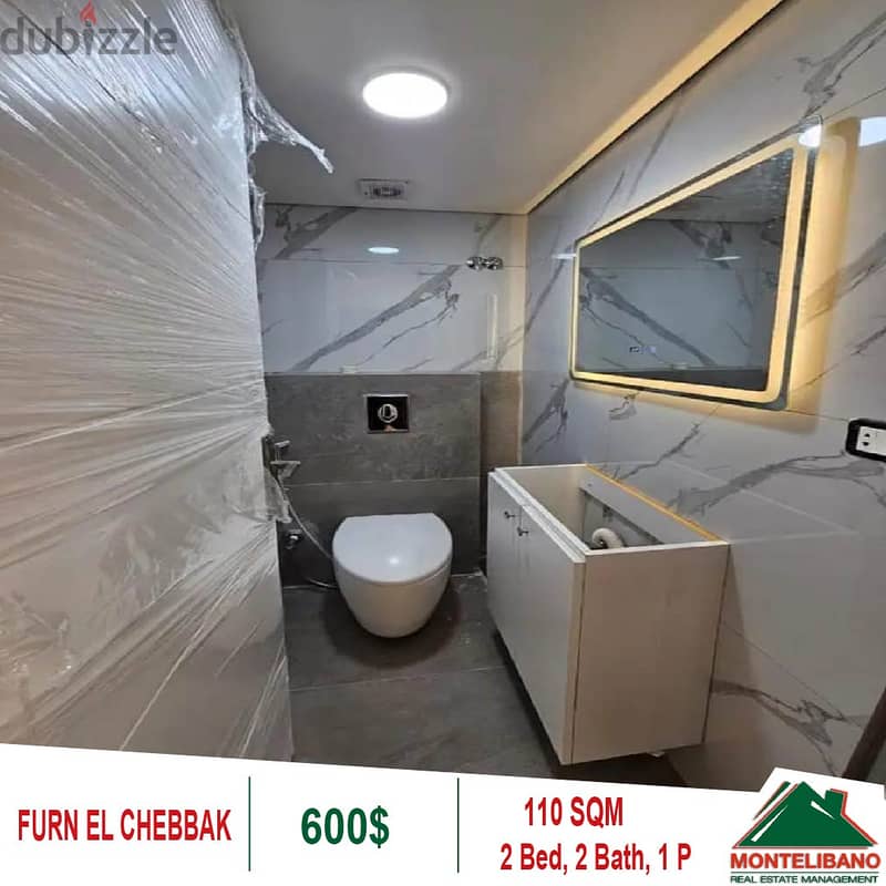600$!! Apartment for rent located in Furn El Chebbak 4