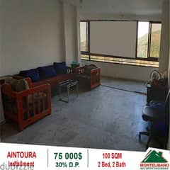 75000$!! Apartment for sale located in Aintoura Kesrouan 0