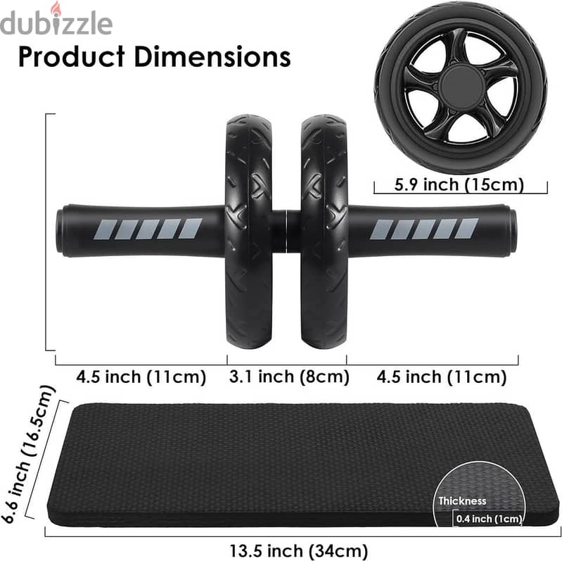 Wheel Ab Roller, Abs Wheel , Home Gym Equipment for Core Workout, No N 4
