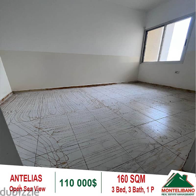 110000$!! Open Sea View Apartment for sale located in Antelias 3