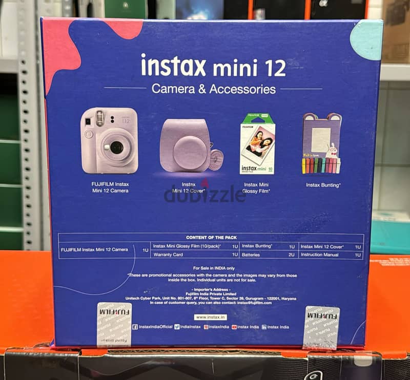 FujiFilm instax mini 12 Gift box lillac purple 0