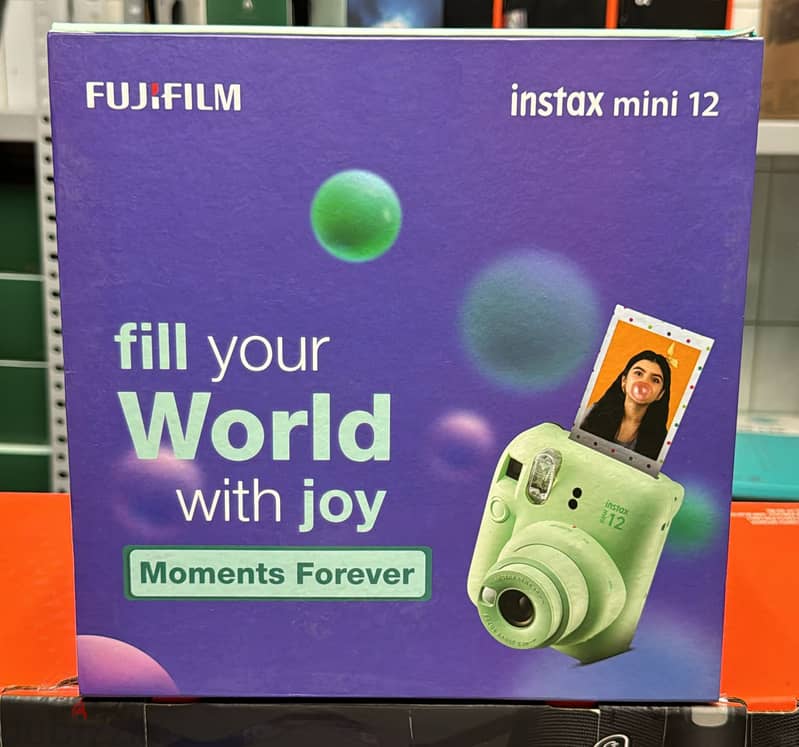 FujiFilm instax mini 12 Gift box clay white amazing & original offer 0