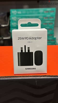 Samsung 25w pd adapter usb-c 3 pin black 0