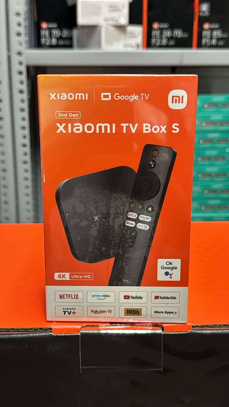 Xiaomi tv box s 2nd generation good & new price 1