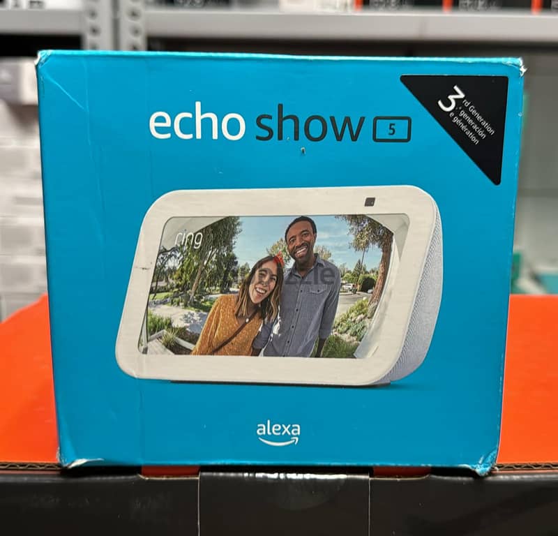 Amazon Echo Show 5 3rd generation white great & original price 1