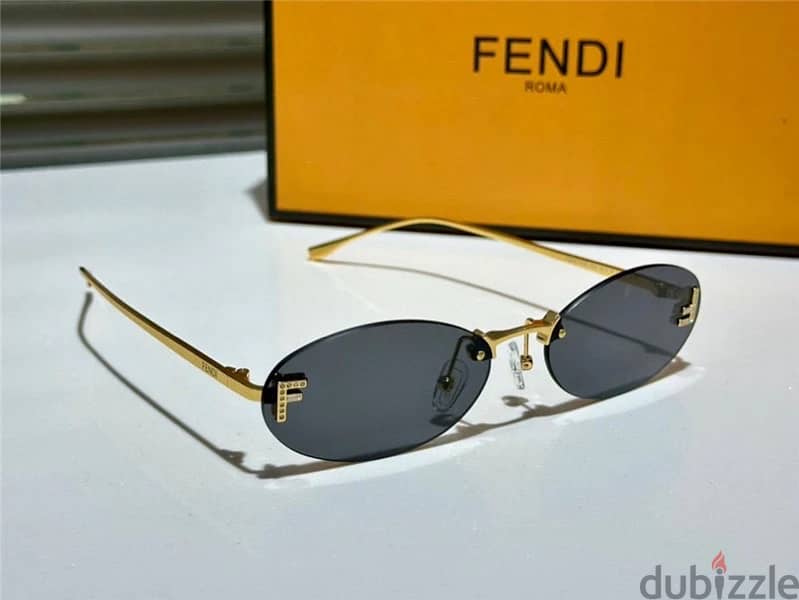 fendi oval sunglasses copy A 0