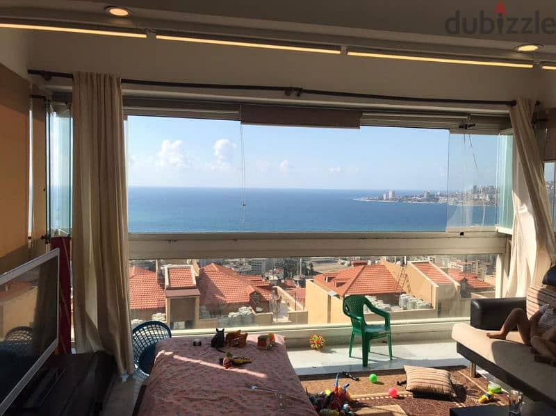 jounieh super luxury 3 bed furnished 650$ Panoramic sea view 8