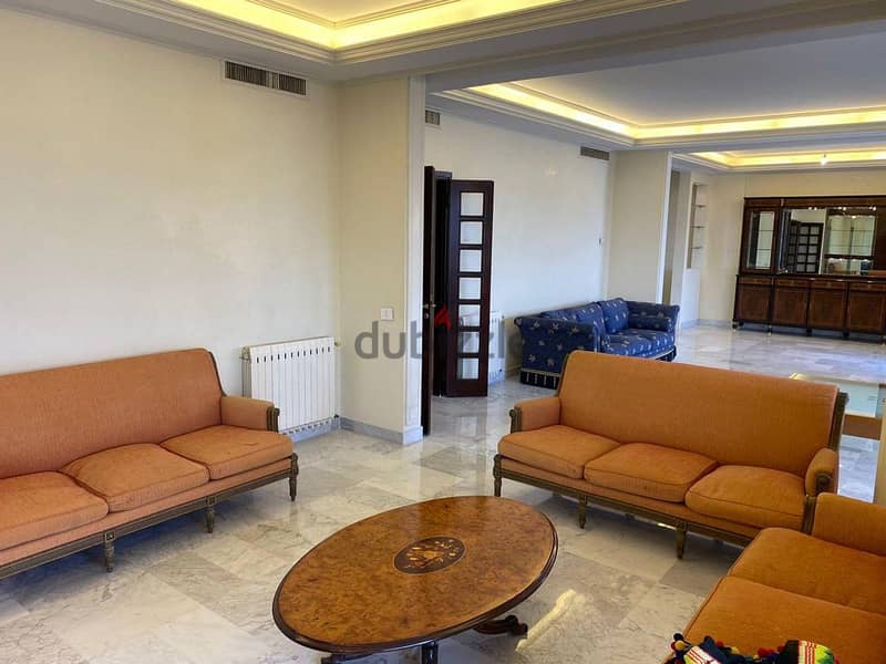 L10482-Spacious Apartment For Rent With Open View in Badaro 0