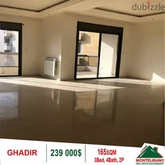 239,000$ Cash Payment!! Apartment For Sale In Ghadir!! 0