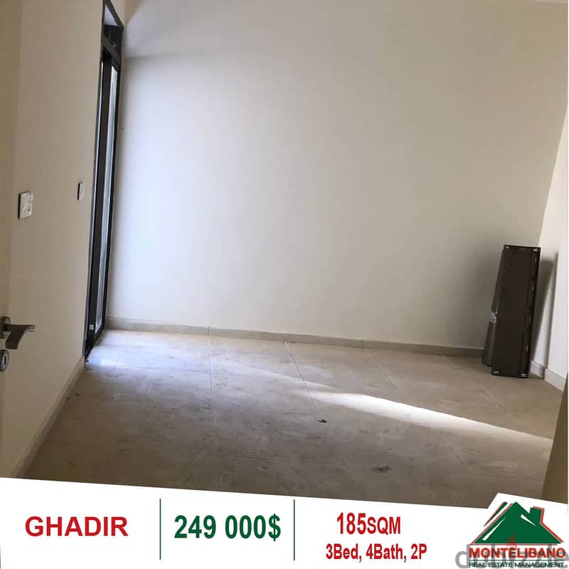 249,000$ Cash Payment!! Apartment For Sale In Ghadir!! 2