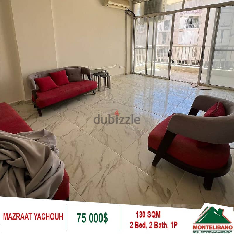 75000$!! Apartment for Sale located in Mazraat Yachouh!! 1