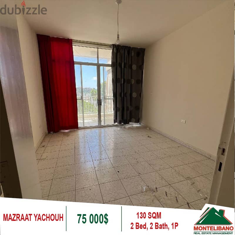 75000$!! Apartment for Sale located in Mazraat Yachouh!! 2