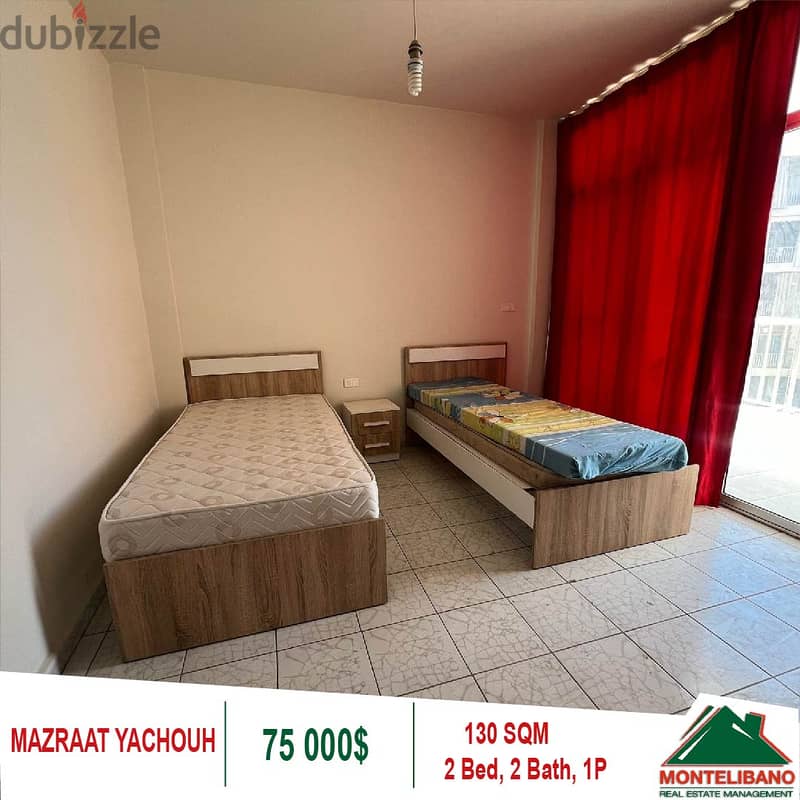 75000$!! Apartment for Sale located in Mazraat Yachouh!! 3