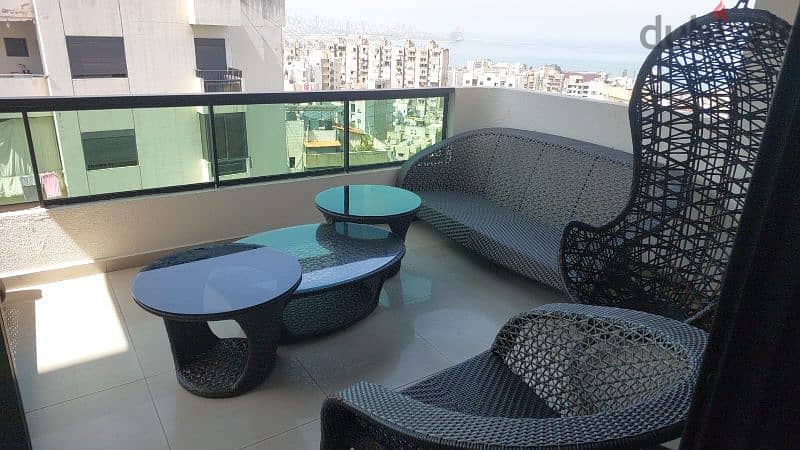 Fully furnished modern apartment for rent in Antelias Mezher 1
