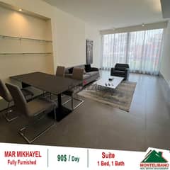 90$/Day Fully Furnished Suite for rent located in Mar Mikhayel 0
