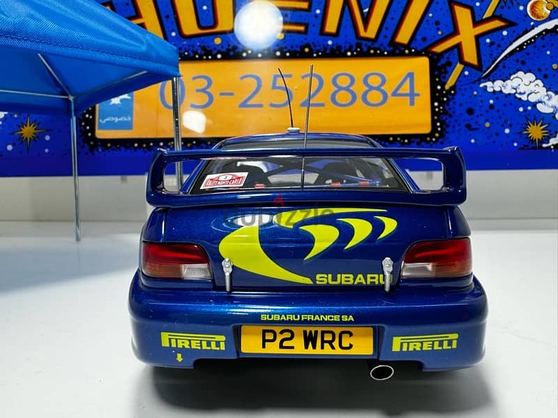 1/18 diecast Autoart Subaru Impreza WRC #3 Monte Carlo 1997 3