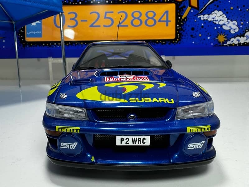 1/18 diecast Autoart Subaru Impreza WRC #3 Monte Carlo 1997 4
