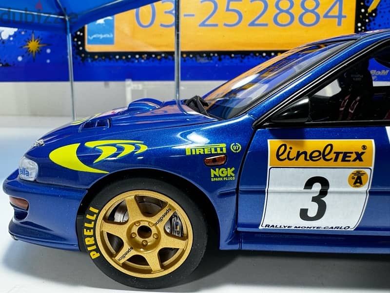1/18 diecast Autoart Subaru Impreza WRC #3 Monte Carlo 1997 5