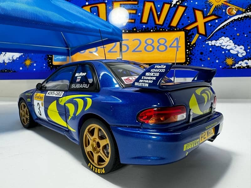 1/18 diecast Autoart Subaru Impreza WRC #3 Monte Carlo 1997 11