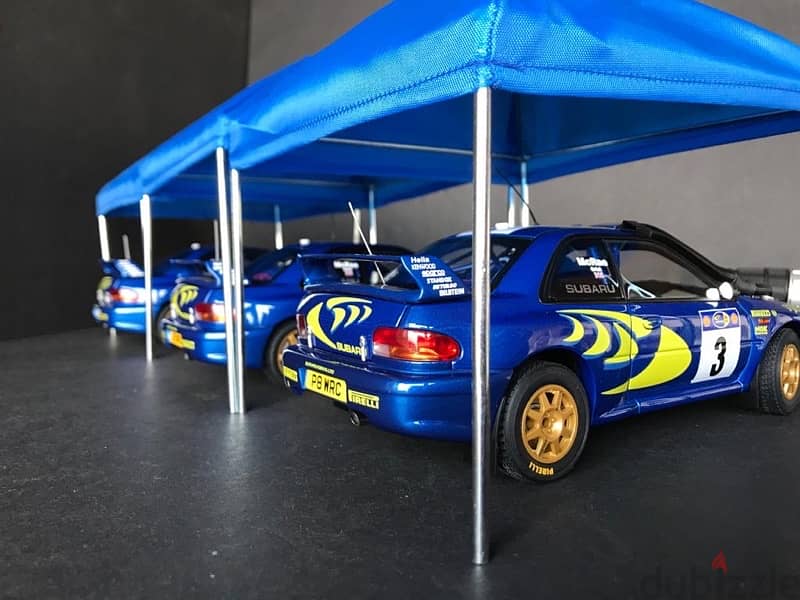 1/18 diecast Autoart Subaru Impreza WRC #3 Monte Carlo 1997 17