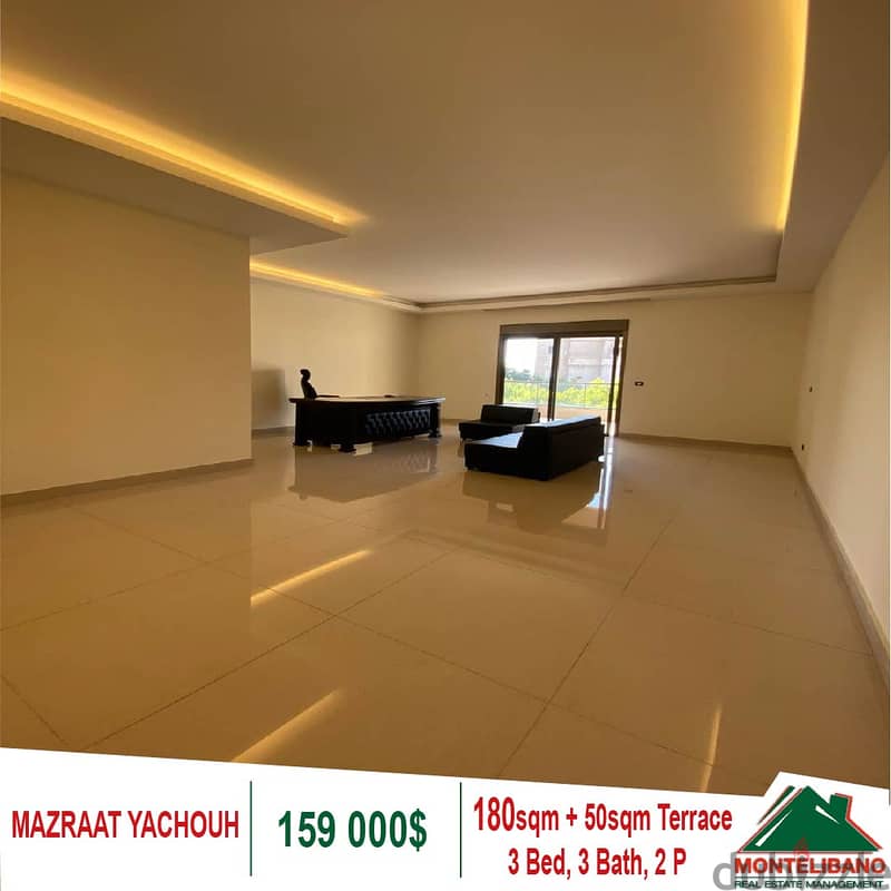 159000$!! Apartment for sale located in Mazraat Yachouh 0