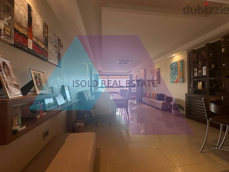 Fully furnished &decorated 125 m2 apartment +terrace for sale in Fanar 1