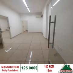 125000$!! Fully Furnished Office for sale located in Mansourieh 0