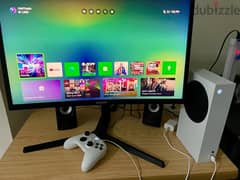 Xbox series S 2 controllers gaming monitor 144hz 0